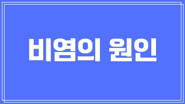 비염의 원인