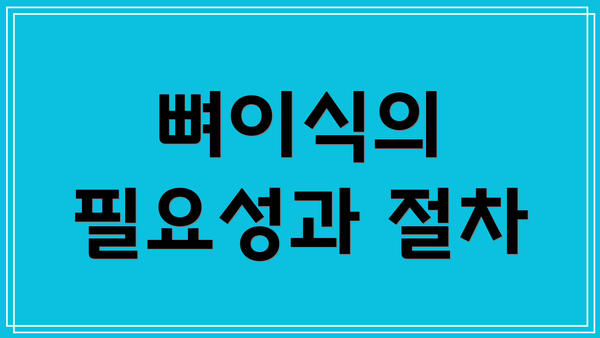 뼈이식의 필요성과 절차