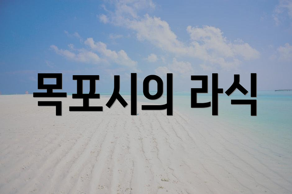 목포시의 라식