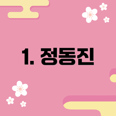 1. 정동진