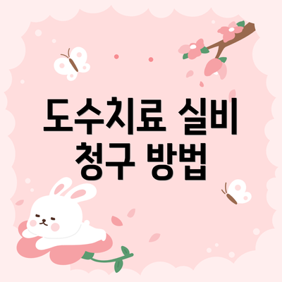 도수치료 실비 청구 방법